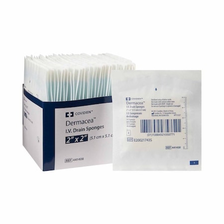 Dermacea I.V. Sponge 2 X 2 Inch Sterile 6-Ply, 1400PK 441408